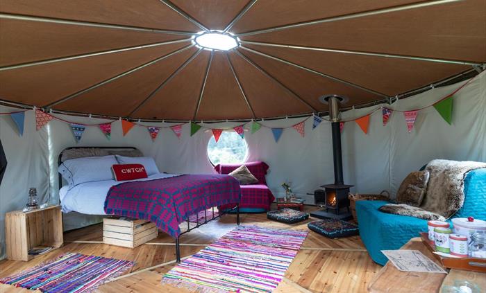 Yurt in Wales